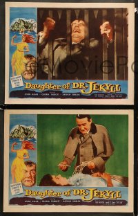 1w089 DAUGHTER OF DR JEKYLL 8 LCs 1957 Edgar Ulmer, Gloria Talbott carried by John Dierkes!