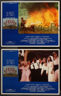 1w696 DEER HUNTER 3 LCs 1978 Michael Cimino, Robert De Niro, Walken, top cast, Mantel border art!