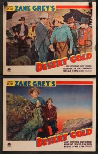 1w697 DESERT GOLD 3 LCs 1936 super early Bob Cummings in Buster Crabbe/Zane Grey western!