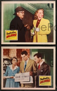 1w698 DESTINATION BIG HOUSE 3 LCs 1950 Dorothy Patrick, Robert Rockwell, James Lydon, crime!