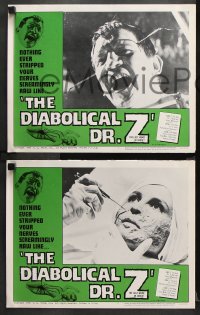1w101 DIABOLICAL DR Z 8 LCs 1966 Miss Muerte, director Jess Franco strips your nerves!