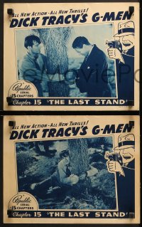 1w700 DICK TRACY'S G-MEN 3 chapter 15 LCs 1939 Byrd, Chester Gould, Republic serial, The Last Stand!