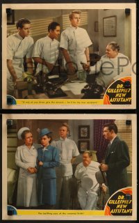 1w460 DR. GILLESPIE'S NEW ASSISTANT 6 LCs 1942 Lionel Barrymore, Keye Luke, Van Johnson, Quine