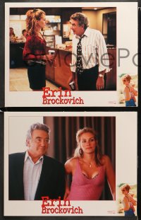 1w403 ERIN BROCKOVICH 7 LCs 2000 Julia Roberts in the title role, Albert Finney, Steven Soderbergh!