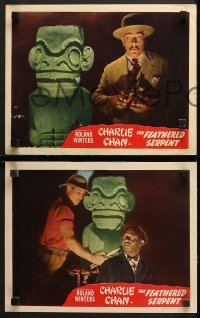 1w462 FEATHERED SERPENT 6 LCs 1948 Roland Winters as Charlie Chan, Mantan Moreland, Keye Luke!