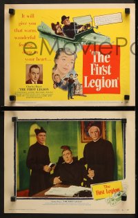 1w126 FIRST LEGION 8 LCs 1951 Barbara Rush, Charles Boyer, directed by Douglas Sirk
