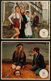 1w148 GIRLY 8 LCs 1970 Freddie Francis English bizarre psychological crime black comedy horror!
