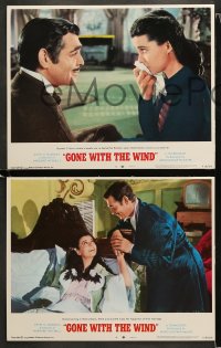 1w514 GONE WITH THE WIND 5 LCs R1968 Clark Gable, Vivien Leigh, Olivia De Havilland, Howard