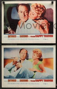 1w157 HAPPY THIEVES 8 LCs 1962 great images of Rita Hayworth & Rex Harrison, Joseph Wiseman!