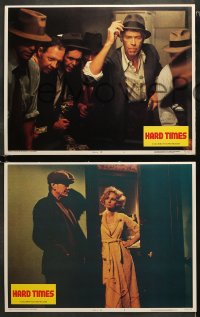 1w408 HARD TIMES 7 LCs 1975 Walter Hill directed, barechested fighter Charles Bronson, James Coburn!