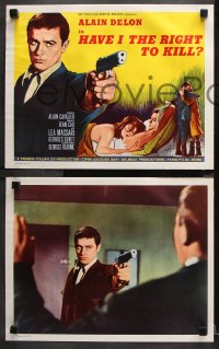 1w159 HAVE I THE RIGHT TO KILL 8 LCs 1964 directed by Alain Cavalier, Alain Delon, Massari!