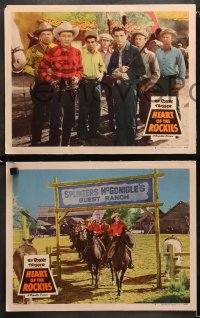 1w716 HEART OF THE ROCKIES 3 LCs 1951 great images of Roy Rogers, Penny Edwards, Trigger!