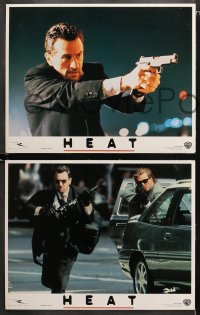 1w160 HEAT 8 LCs 1995 Al Pacino, Robert De Niro, Val Kilmer, Michael Mann directed!