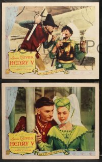1w518 HENRY V 5 LCs R1948 Laurence Olivier directs & stars in William Shakespeare's play!