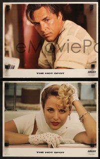 1w172 HOT SPOT 8 LCs 1990 Don Johnson, Jennifer Connelly, directed by Dennis Hopper!