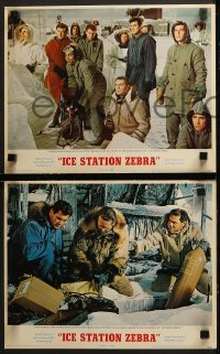 1w179 ICE STATION ZEBRA 8 LCs 1969 Rock Hudson, Jim Brown, directed by John Sturges!