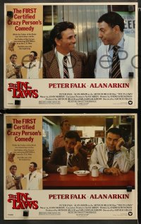 1w521 IN-LAWS 5 LCs 1979 classic Peter Falk & Alan Arkin screwball comedy, directed by Arthur Hiller!