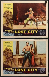1w186 JOURNEY TO THE LOST CITY 8 LCs 1960 directed by Fritz Lang, sexy Indian Debra Paget!
