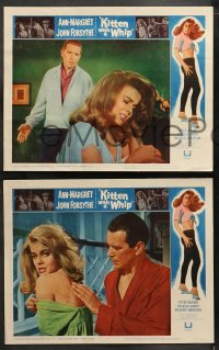 1w590 KITTEN WITH A WHIP 4 LCs 1964 cool images of sexy bad Ann-Margret & John Forsythe!