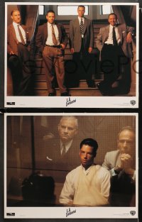 1w196 L.A. CONFIDENTIAL 8 LCs 1997 Guy Pearce, Crowe, DeVito, Kim Basinger in white hood in one!