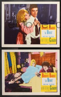 1w731 LA VERITE 3 LCs 1961 all with sexy Brigitte Bardot, Henri-Georges Clouzot's The Truth!