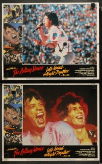 1w523 LET'S SPEND THE NIGHT TOGETHER 5 LCs 1983 great images of Mick Jagger & The Rolling Stones!