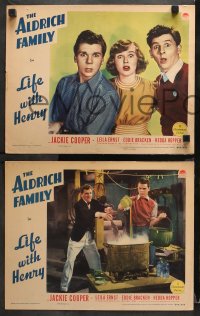 1w524 LIFE WITH HENRY 5 LCs 1940 Jackie Cooper as Henry Aldrich gets kids selling soap for him!