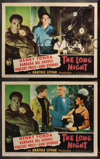1w527 LONG NIGHT 5 LCs 1947 Henry Fonda & Bel Geddes' love promised the world but paid in bullets!