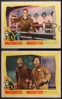 1w600 MAGNETIC MONSTER 4 LCs 1953 cosmic Frankenstein came alive & will swallow the Earth!