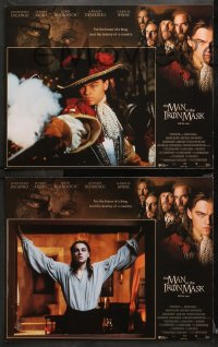1w218 MAN IN THE IRON MASK 8 LCs 1998 Leonardo DiCaprio, from Alexandre Dumas novel!