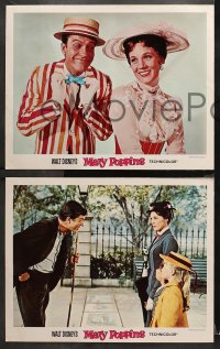 1w221 MARY POPPINS 8 LCs 1964 Disney musical classic, Dick Van Dyke, Julie Andrews!