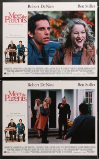 1w223 MEET THE PARENTS 8 LCs 2000 wacky Ben Stiller, Blythe Danner, Robert De Niro, Teri Polo!