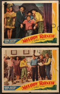 1w604 MELODY RANCH 4 LCs 1940 singing cowboy Gene Autry, Jimmy Durante, sexy Ann Miller, Hayes
