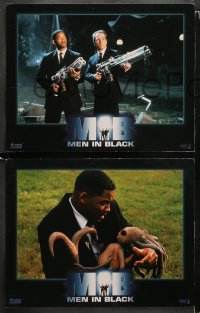 1w225 MEN IN BLACK 8 LCs 1997 wacky sci-fi images of Will Smith & Tommy Lee Jones protecting Earth!