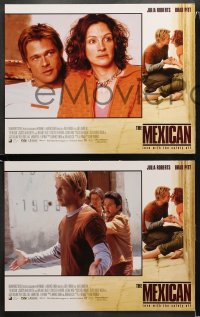 1w227 MEXICAN 8 LCs 2001 Brad Pitt, Julia Roberts, James Gandolfini, Gore Verbinski