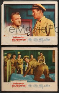 1w528 MISTER ROBERTS 5 LCs 1955 Henry Fonda, James Cagney, William Powell, Lemmon, Ford!