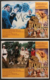 1w229 MONTY PYTHON'S THE MEANING OF LIFE 8 LCs 1983 Chapman, Cleese, Gilliam, Idle, Jones, Palin!