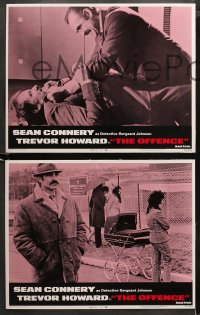 1w248 OFFENCE 8 LCs 1973 Sean Connery, Trevor Howard, directed by Sidney Lumet!