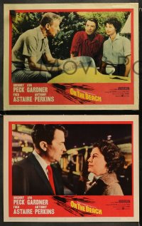 1w420 ON THE BEACH 7 LCs 1959 Gregory Peck, Ava Gardner, Fred Astaire, directed by Stanley Kramer!