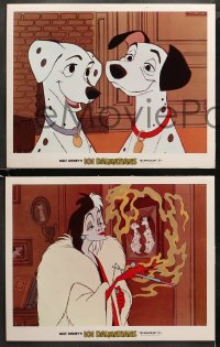 1w251 ONE HUNDRED & ONE DALMATIANS 8 LCs R1979 most classic Walt Disney canine family cartoon!