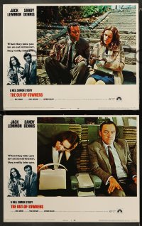 1w421 OUT-OF-TOWNERS 7 LCs 1970 great images of Jack Lemmon, Sandy Dennis, written by Neil Simon!
