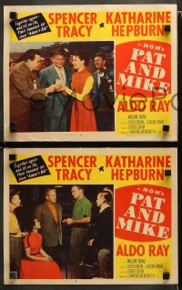 1w752 PAT & MIKE 3 LCs 1952 Katharine Hepburn & Spencer Tracy, directed by George Cukor!