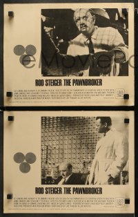 1w259 PAWNBROKER 8 LCs 1965 concentration camp survivor Rod Steiger, directed by Sidney Lumet!