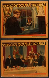 1w613 PENROD'S DOUBLE TROUBLE 4 LCs 1938 identical twins Billy & Bobby Mauch as identical strangers!