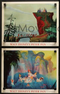 1w615 PETER PAN 4 LCs 1953 Walt Disney animated cartoon fantasy classic, great images!