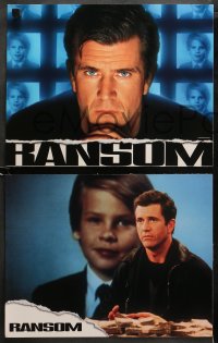 1w477 RANSOM 6 LCs 1996 Mel Gibson, sexy Rene Russo, directed by Ron Howard!