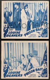 1w755 REFORM SCHOOL 3 LCs R1940s Toddy Pictures, Harlem's Tuff Kids in Prison Bait!