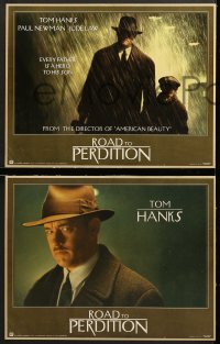 1w010 ROAD TO PERDITION 11 LCs 2002 directed by Sam Mendes, Tom Hanks, Paul Newman, Jude Law!
