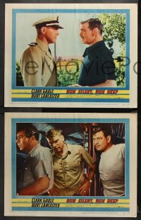 1w425 RUN SILENT, RUN DEEP 7 LCs 1958 Clark Gable, Burt Lancaster & Don Rickles, WWII!