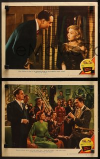 1w632 SONG OF THE THIN MAN 4 LCs 1947 William Powell & Myrna Loy with Gloria Grahame, Morgan!